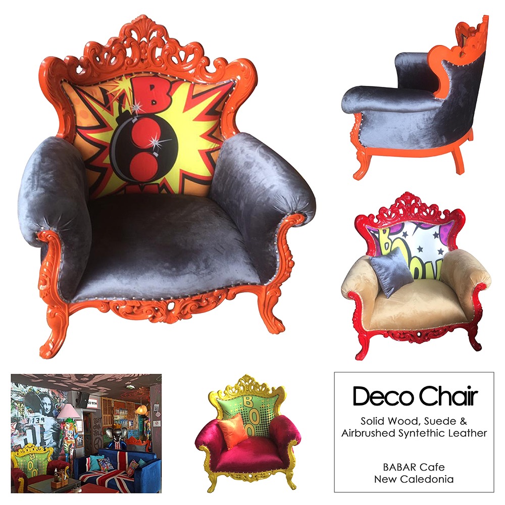 Deco Chair Barbar Cafe New Caledonia