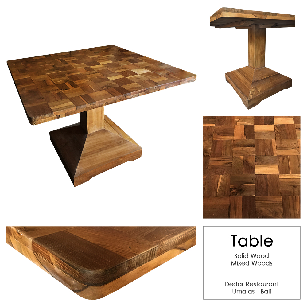 Mixed Wood Table